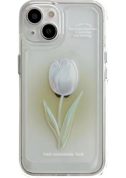 Tulip Swoosh iPhone 14 Plus için Şeffaf Telefon Kılıfı (Yurt Dışından)