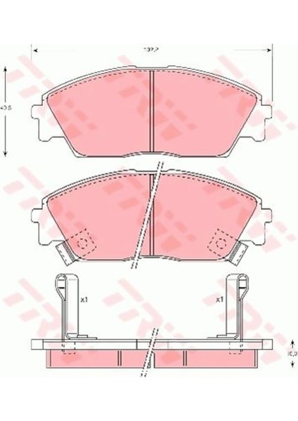 Honda Civic Ön Fren Balatası 1987-1993