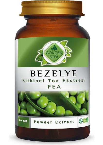 Bezelye Toz Ekstresi (Pisum Sativum)70 gr. Cam Kavanoz