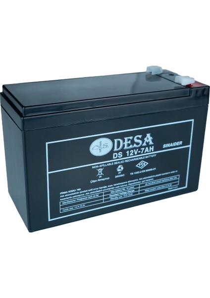 12V 7AH Kuru Bakımsız Akü