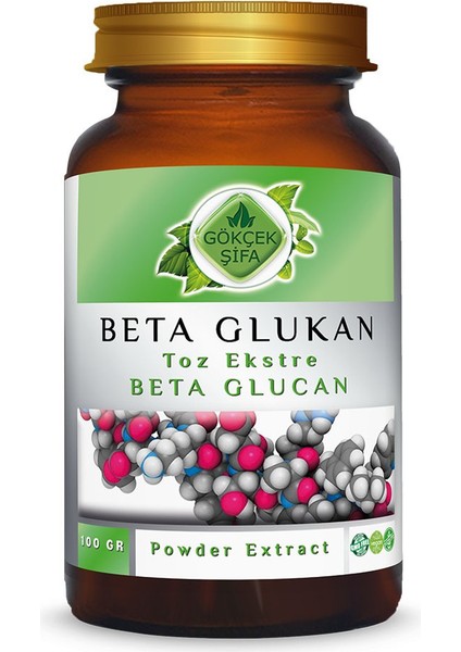 Beta Glukan Toz Ekstresi (Beta Glucan)100 gr. Cam Kavanoz