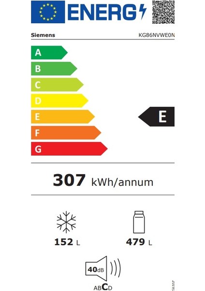 KG86NVWE0N Kombi No Frost Buzdolabı