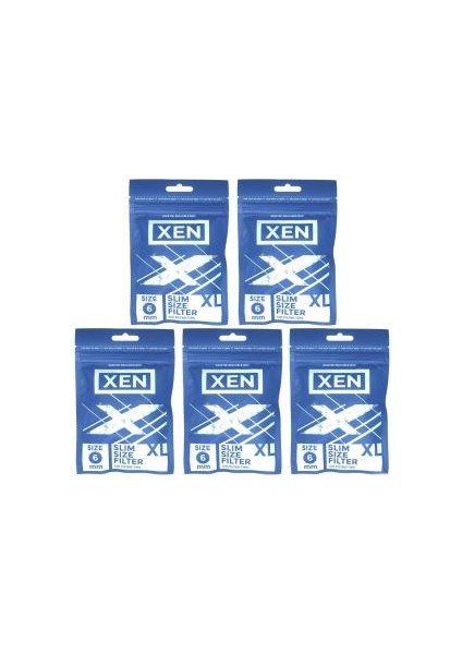 Slim Size 5 X 120 6mm Sarma Filtresi (Haifif Mentollü)