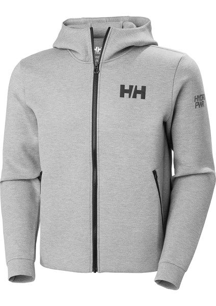 Helly Hansen Hp Ocean Sailing Full Zip 2.0 Erkek Gri Kapüşonlu Ceket