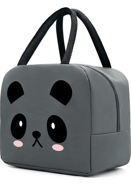 Büyük Kapasiteli Su Geçirmez Öğle Yemeği Çantası - Gri (Yurt Dışından)