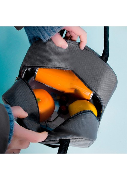 Büyük Kapasiteli Su Geçirmez Öğle Yemeği Çantası - Gri (Yurt Dışından) modelleri