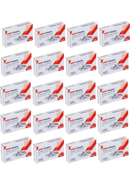 Küçük Beyaz Zımba Teli No:10 1000'li x 20 Paket