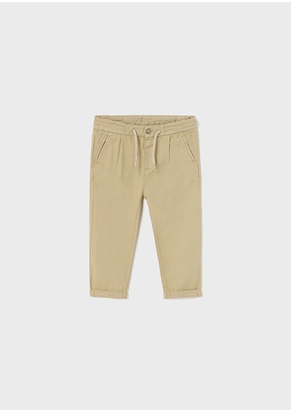 Erkek Bebek Keten Pantolon Bej 1524