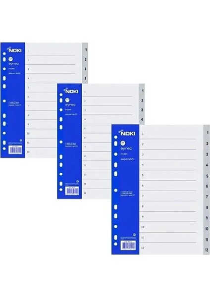 15 Adet 1-12 Rakamlar Ayraç Plastik Seperator modelleri