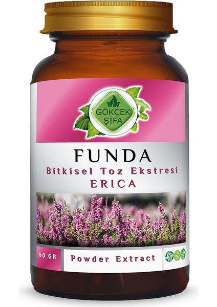Funda Toz Ekstresi (Herba Ericae)50 gr. Cam Kavanoz