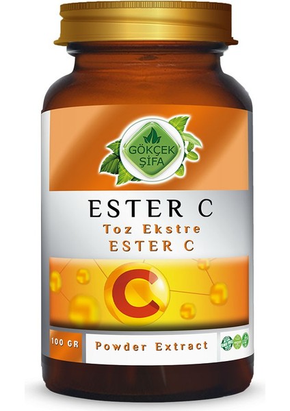Ester C Toz Ekstresi 100 Gr. Cam Kavanoz