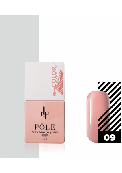 Color Base Coat Hazır Renkli Baz 09 8 Ml.