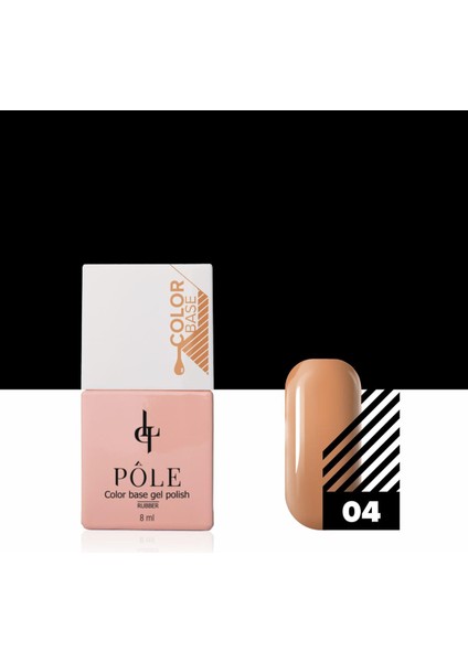 Color Base Coat Hazır Renkli Baz 04 8 Ml.