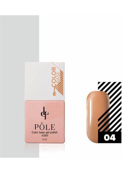 Color Base Coat Hazır Renkli Baz 04 8 Ml.