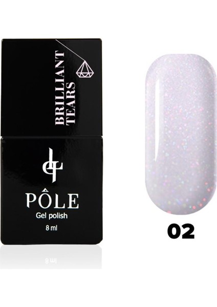 Kalıcı Oje Brilliant Tears Işıltılı 02 Kuvars 8 Ml.