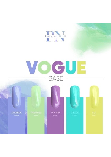 Rubber Kamuflaj Renkli Base - Vogue Breeze - 8 ml