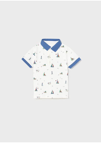 Erkek Bebek Kısa Kol Polo Yaka T-Shirt Lacivert 1106 modelleri