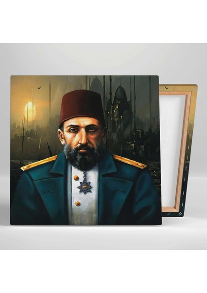 Sultan Abdülhamit Istanbul Silüeti Kanvas Tablo