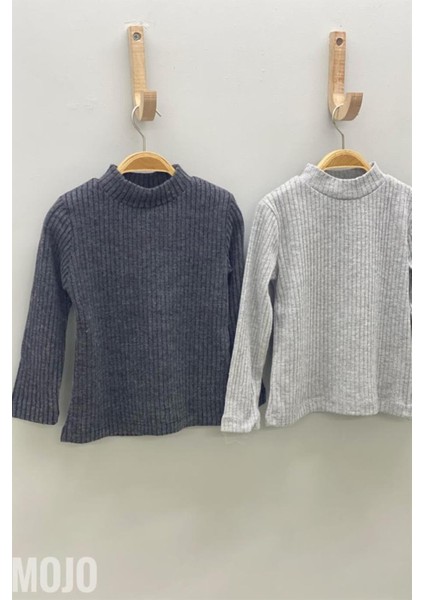 Mojo Kız Çocuk Yarım Balıkçı Triko Body 218282 Füme fiyatları