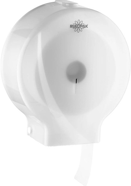 Modern Maxi Jumbo Tuvalet Kağıdı Dispenseri Transparan Beyaz