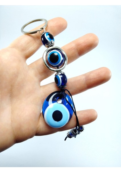 El Yapımı Nazar Boncuğu Anahtarlık Aksesuar