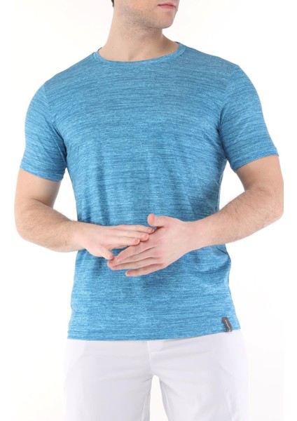 Erkek Nem Emici Aktif Gym Fitness Koşu Performans Outdoor Tshirt
