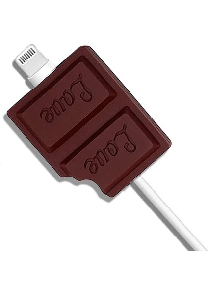 Figürlü Sevimli USB Kablo Koruyucu, Kulaklık Kablosu ve Şarj Kablosu Koruyucu