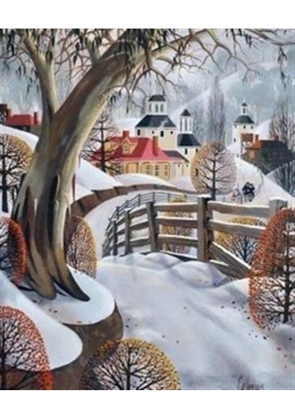 Güzel Kasaba Pixart Sanat Elmas Mozaik Tablo Diamond Türkiye 46 x 56 cm