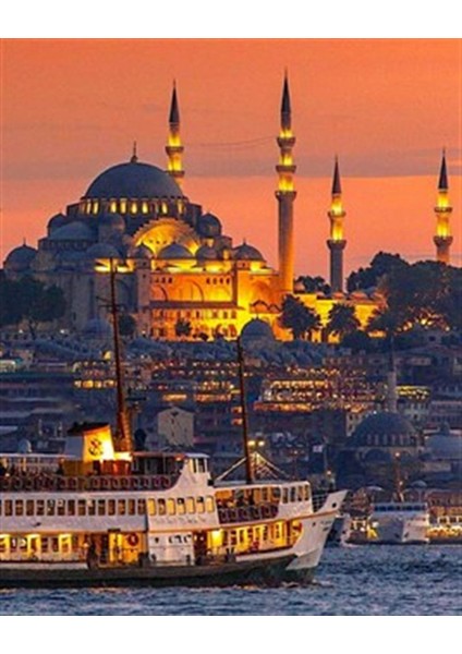 Istanbul Pixart Sanat Elmas Mozaik Tablo Diamond Türkiye 46 x 56 cm
