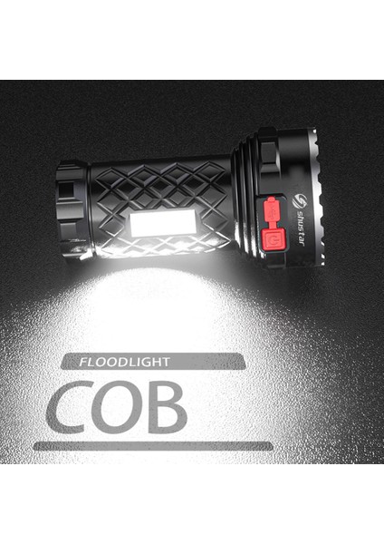 LED El Feneri - Siyah (Yurt Dışından)