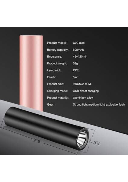 LED El Feneri - Siyah (Yurt Dışından) indirimleri