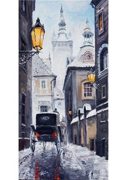 Eski Avrupa Pixart Sanat Elmas Mozaik Tablo Diamond Türkiye 30 x 61 cm