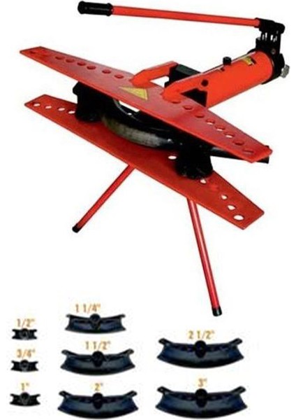 Manuel Hidrolik Boru Bükme 1/2''-3'' Ex 75033