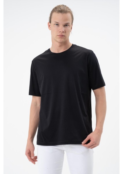 Erkek Tişört Merserize T-Shirt Oversize Tshirt