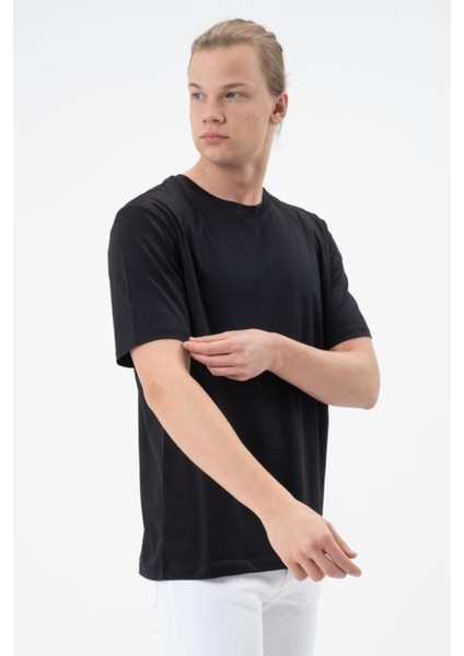 Erkek Tişört Merserize T-Shirt Oversize Tshirt