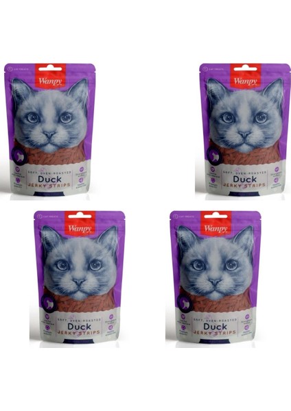Gerçek Ördek Fileto Yumuşak Kedi Ödülü 80 gr x 4 Adet