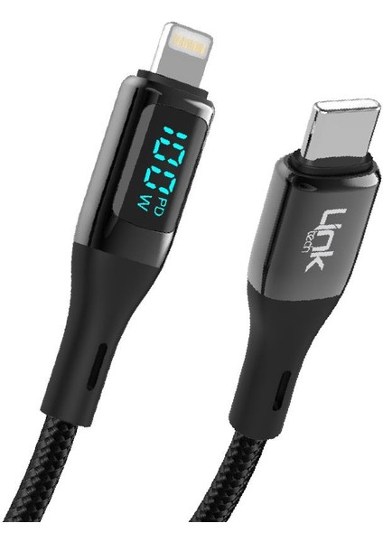 K683 Dijital Göstergeli Type-C - Lightning 100W Data ve Şarj Kablosu 1mt fiyatları