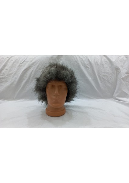 Kurt Tüyü Desenli Gökbörü Hun Deri Börk Kalpak şapka fiyatları