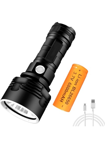 LED El Feneri XHP50 Torch USB Şarj