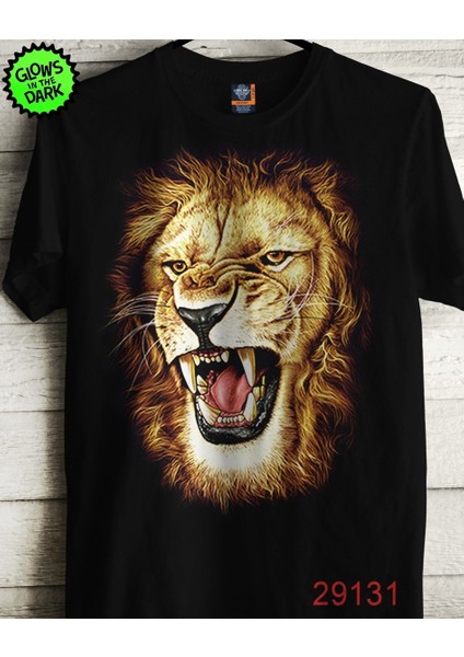 Erkek Aslan Baskılı T-Shirt fiyatları
