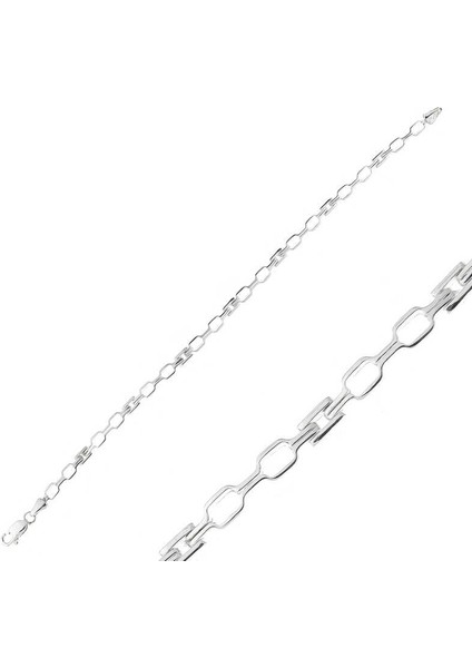 ​Gümüş Parçalı Erkek Bileklik fiyatları