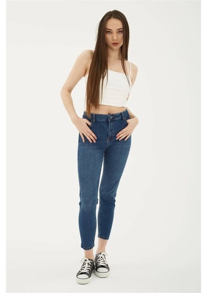 23Y0565K2 Fashion Friends Kadın Pantolon Koyu Mavi fiyatları