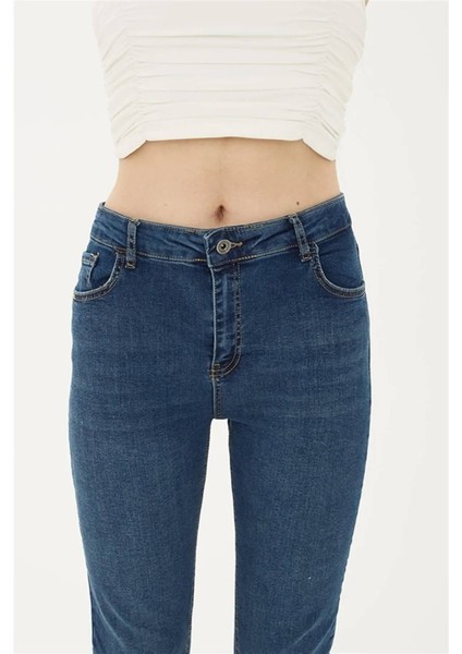 23Y0565K2 Fashion Friends Kadın Pantolon Koyu Mavi modelleri