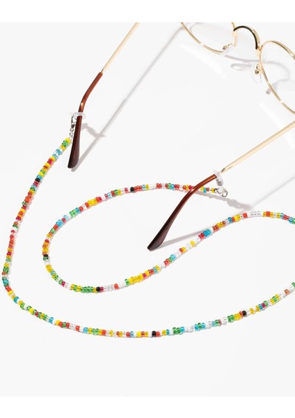 Renkli Boncuk Gözlük Zinciri Gözlük Askısı 3'lü Paket fiyatları