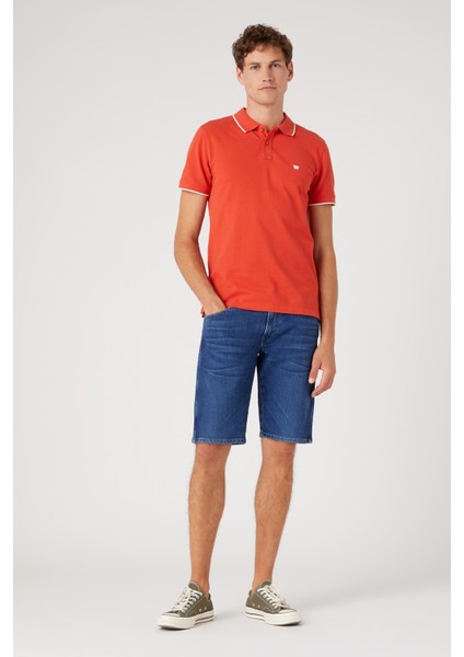Wrangler Erkek Turuncu Polo Tişört modelleri
