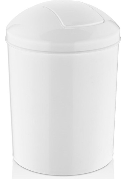 Kelebek Kapak Çöp Kovası 15 Litre Beyaz