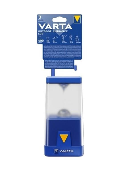 17666 Outdoor Ambiance L20 Fener ve Varta 18648 Work Flex Motion Sensor Kafa Feneri