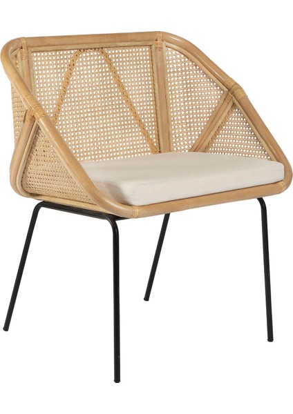 Manado Tekli Koltuk Natural/beyaz