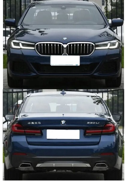 Bmw g30 lci m sport body kit tampon seti çin 2021+ modelleri