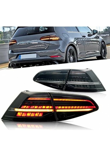 Vw golf 7 7,5 stop lambası ledli smoke 2012 / 2020